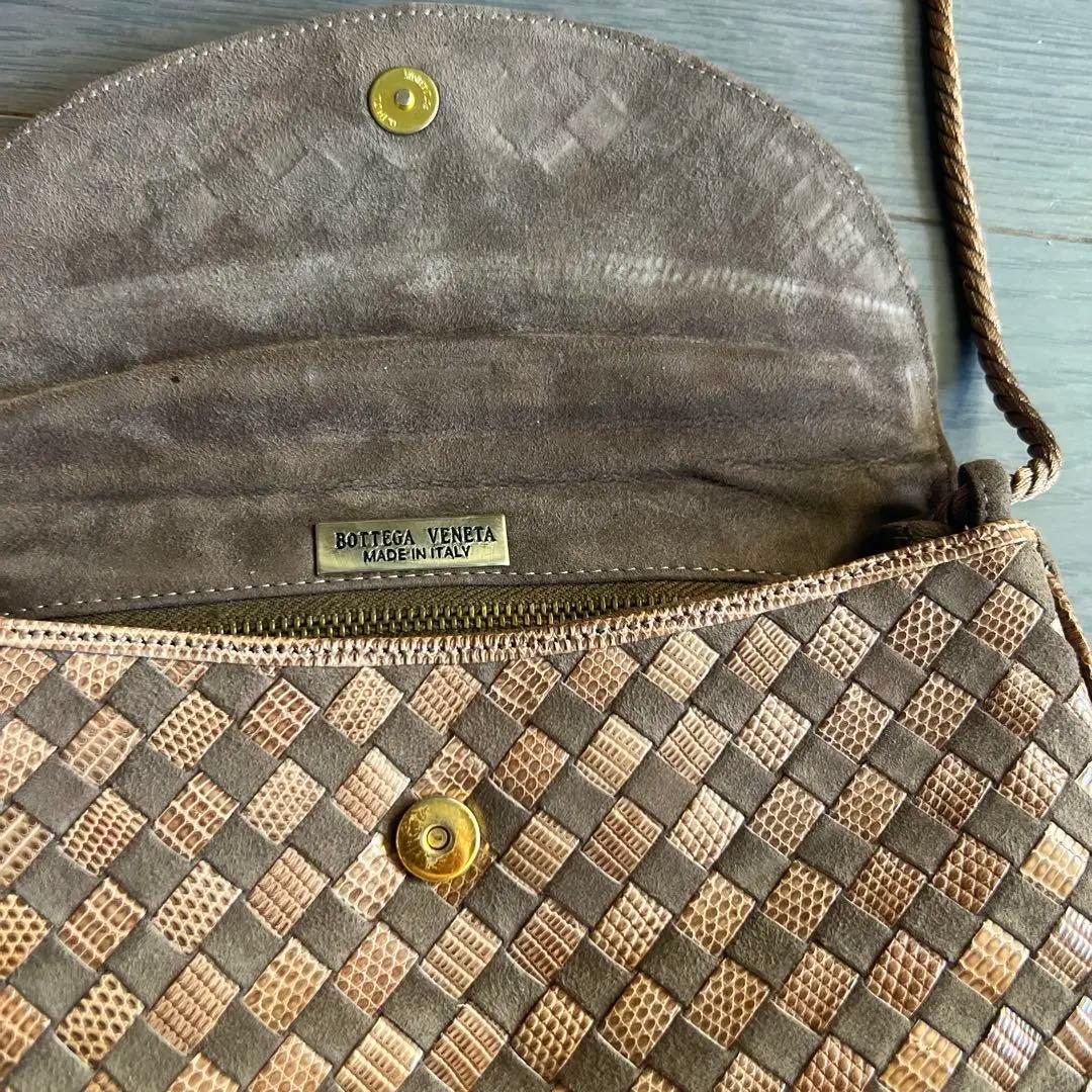 BOTTEGA VENETAショルダーバック　ブラウン