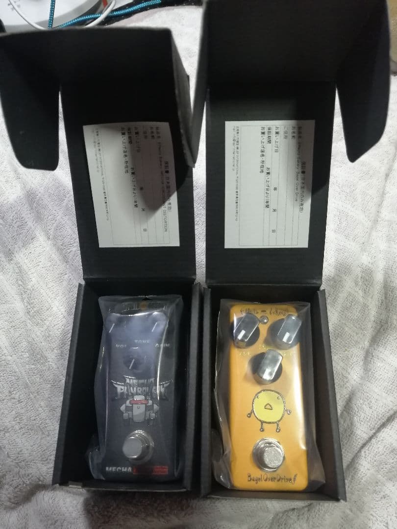 エフェクツベーカリー メカディストーション　ベーグルオーバードライブ　セット Effects Bakery MECHA-BAGEL OVERDRIVE エフェクター オーバードライブ