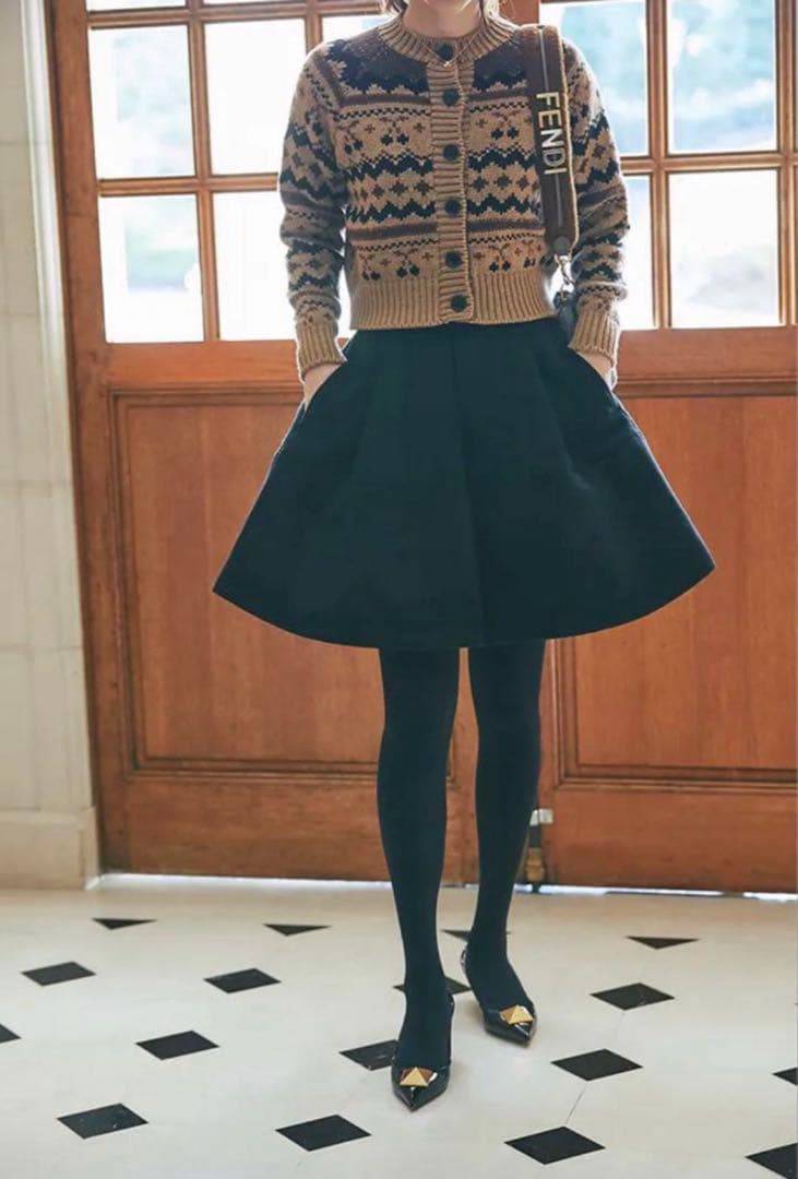 seventen セブンテン　ハイウエストフレアキュロット　Mサイズ　美品