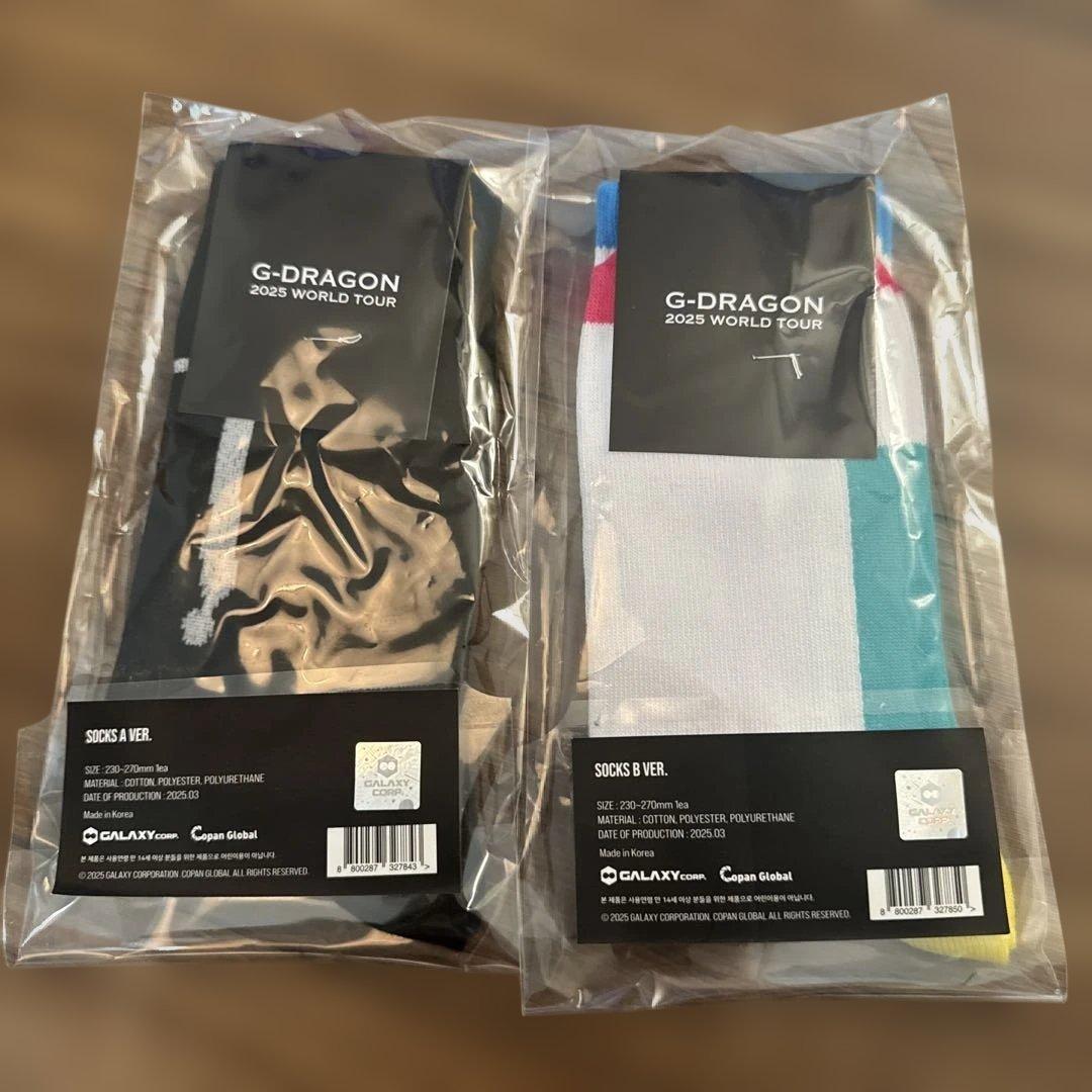 G-DRAGON 2025 WORLD TOUR ソックスセット