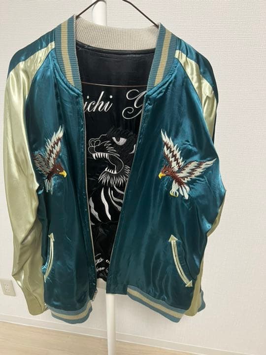 矢沢永吉 リバーシブルスカジャン鷹✖️虎L