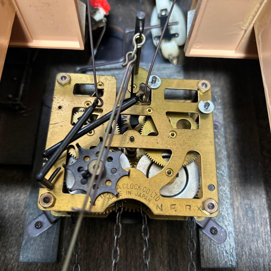 鳩時計　昭和レトロ　TEZUKA 錘　希少　レア