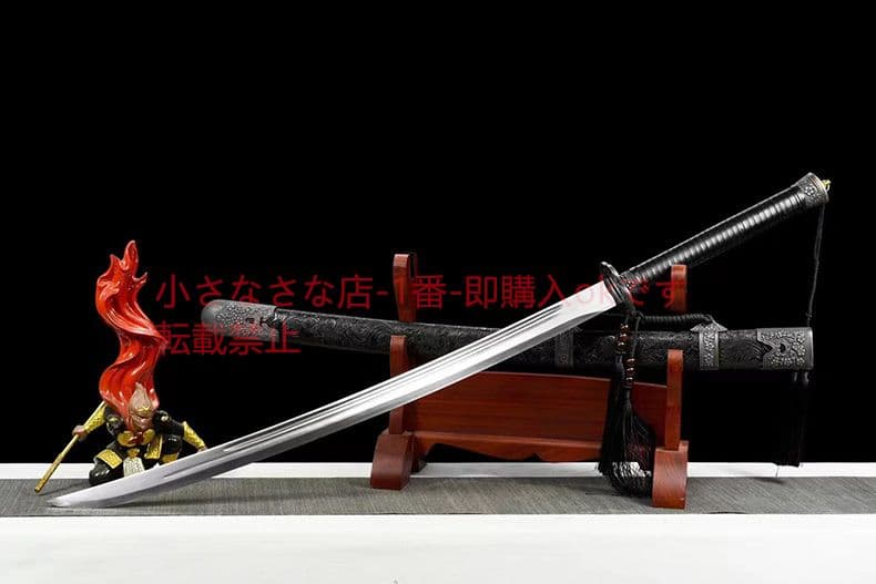 刺繍春刀煉獄 古兵器 武具 刀装具 日本刀 模造刀 居合刀