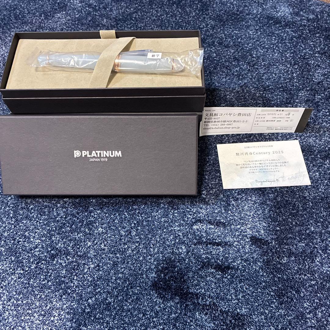 オリジナル万年筆 駿河湾春 century 2025 字幅F文具館コバヤシ