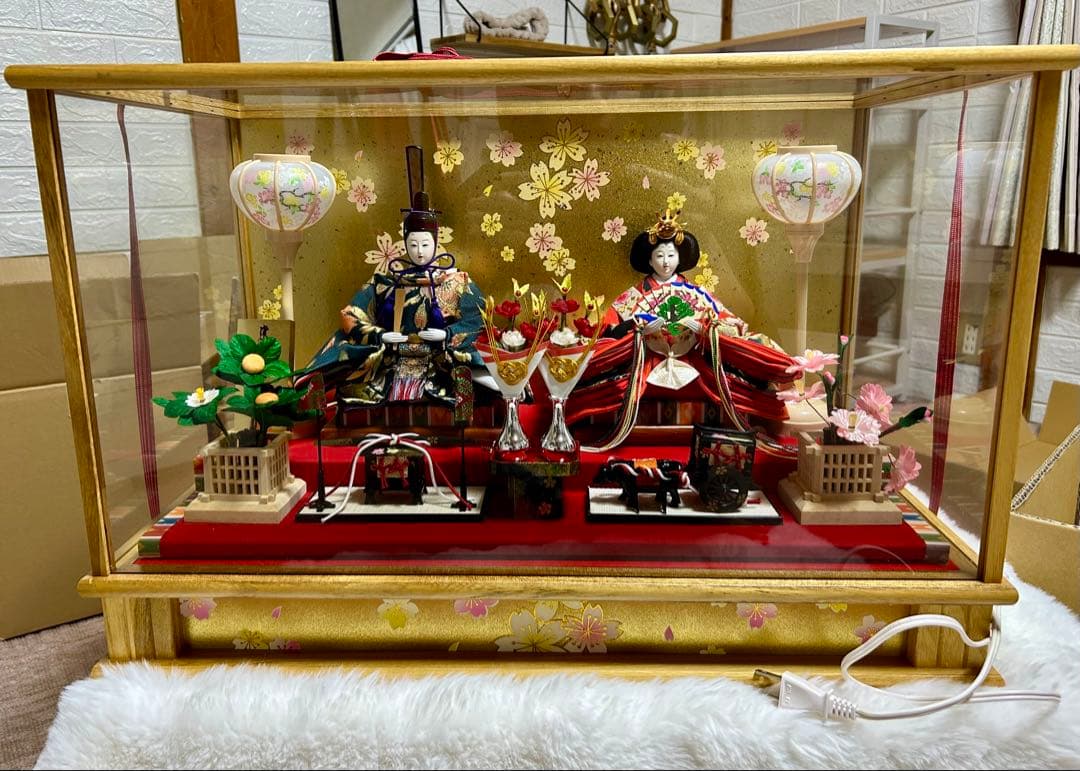 美品 人形の久月 雛人形