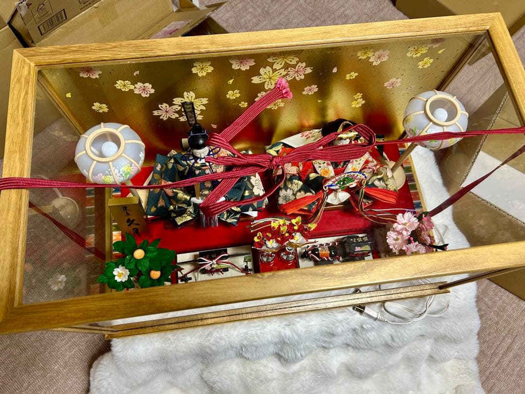 美品 人形の久月 雛人形