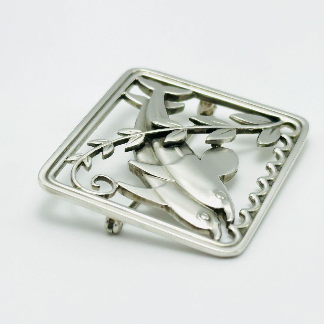 卸売りファッション - GEORG JENSEN 251 イルカ リーフ シルバー