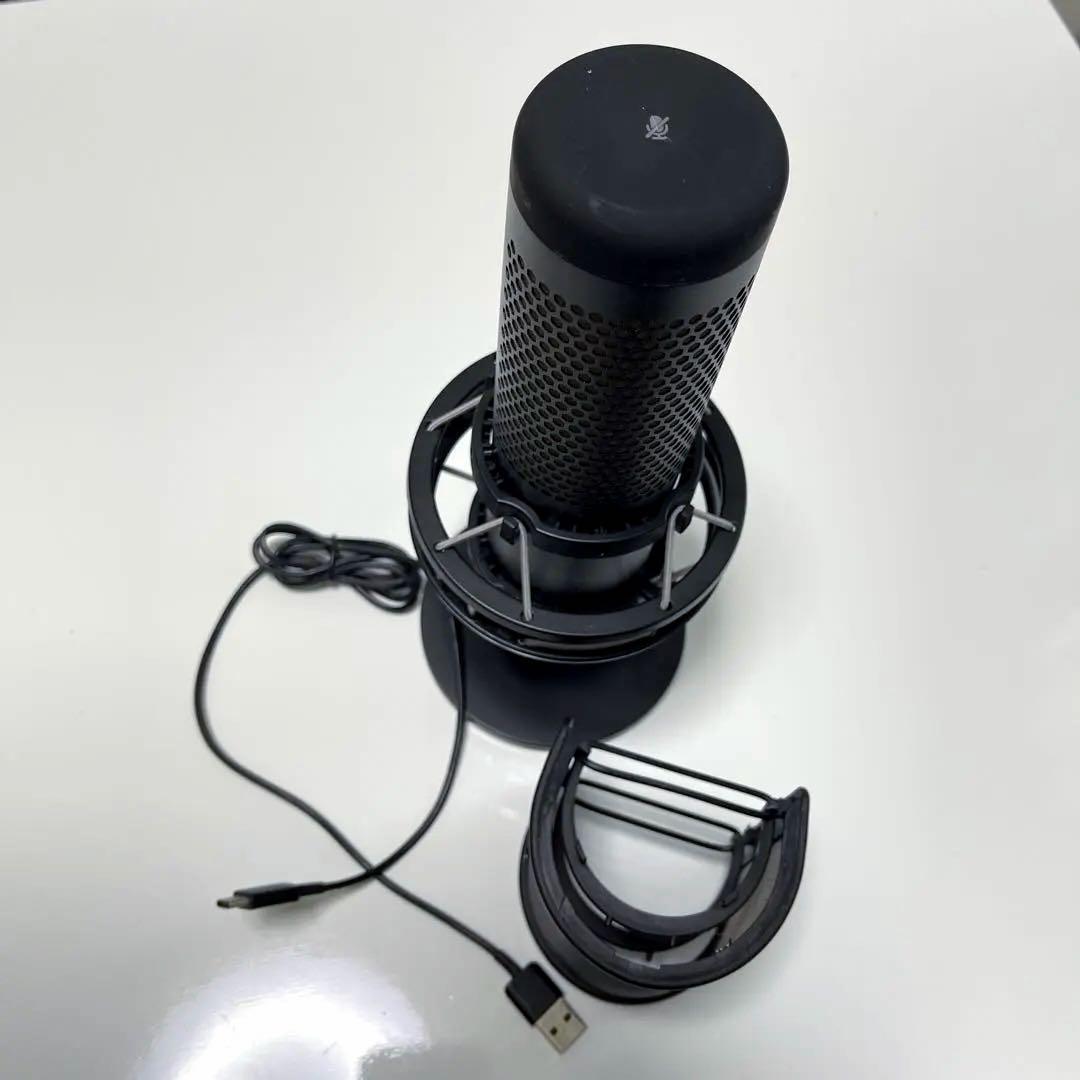 HyperX QuadCast S スタンドアロンマイク マイクフィルター付