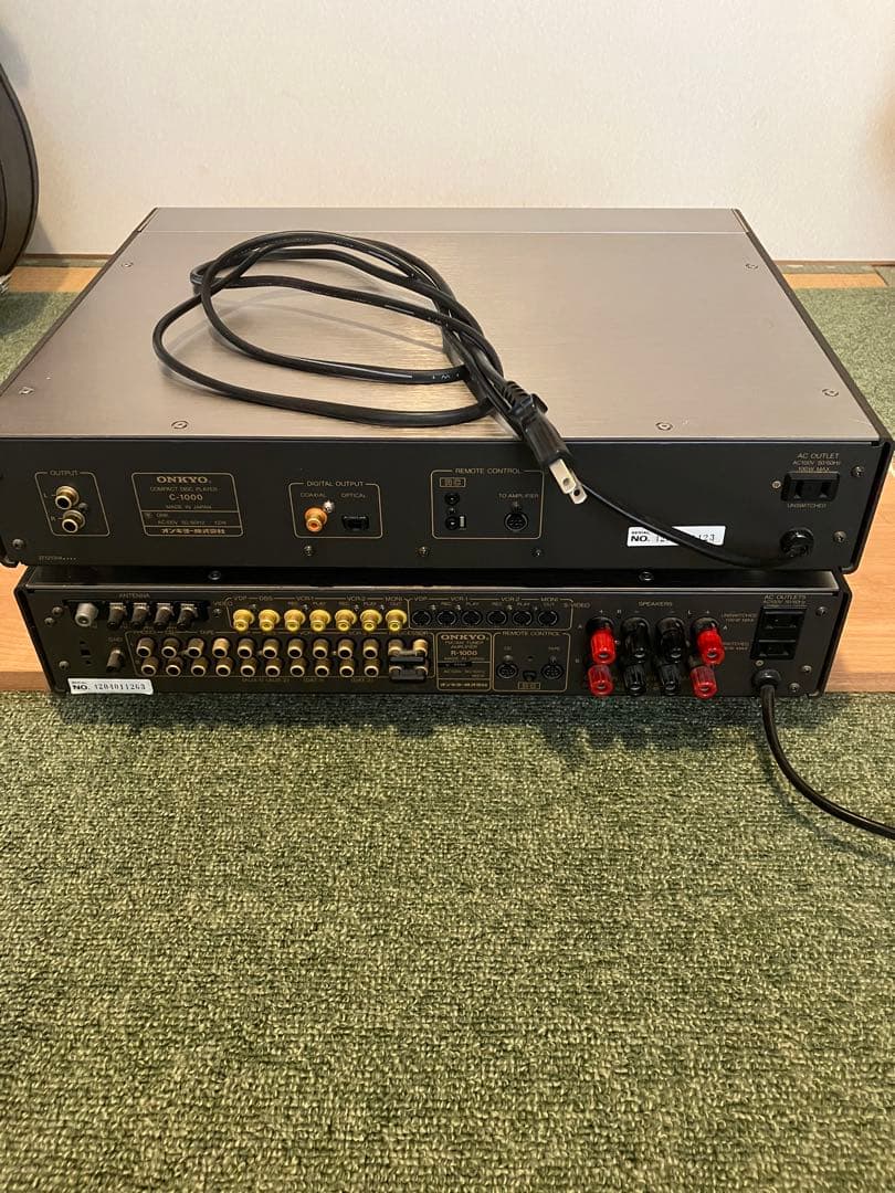 ONKYO C-1000 R-1000 アンプ CDセット