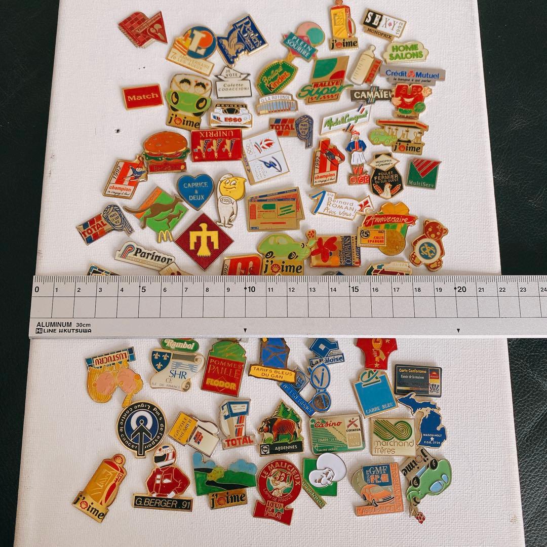 まとめ売り大特価】 アメリカ ヨーロッパ ピンブローチ 74点セット