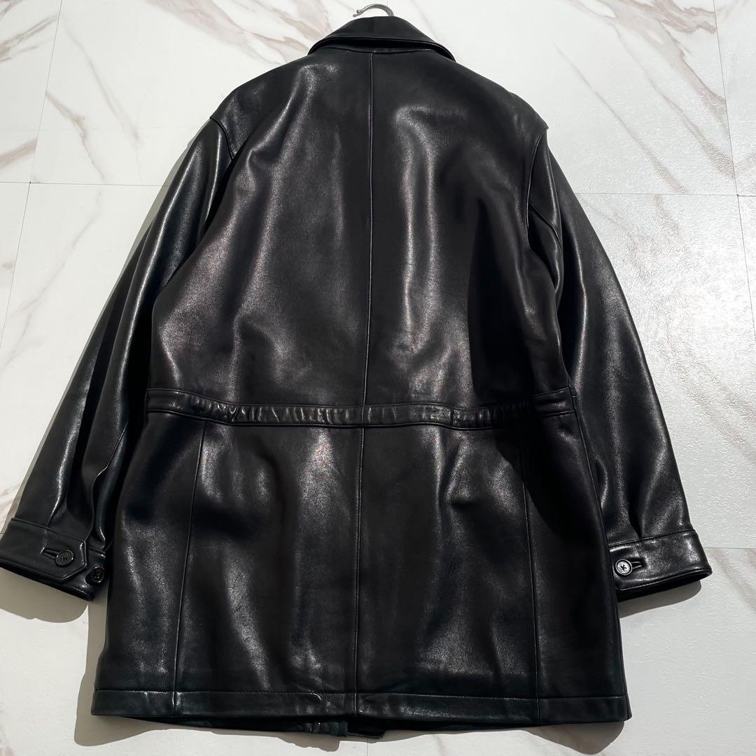 ブルックスブラザーズ カーコート 羊革 レザージャケット 実質L相当