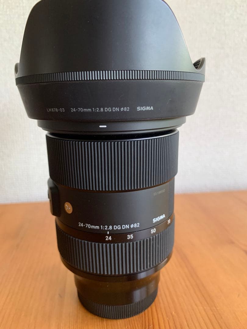 シグマ24mm F1.4 DG DN Lマウント プロテクター、CPL、3点 シグマ24mm F1.4