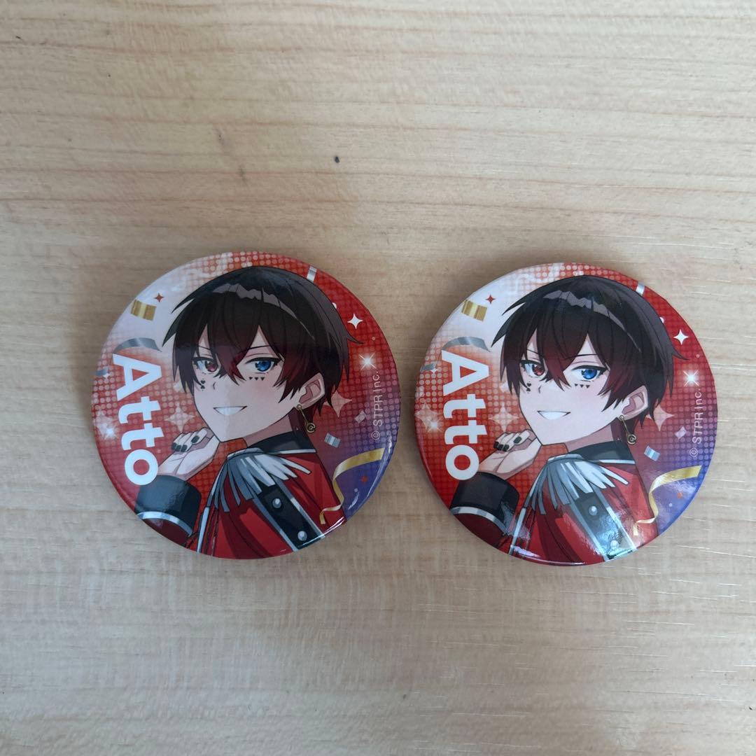 あっとくん 缶バッジ - メルカリ