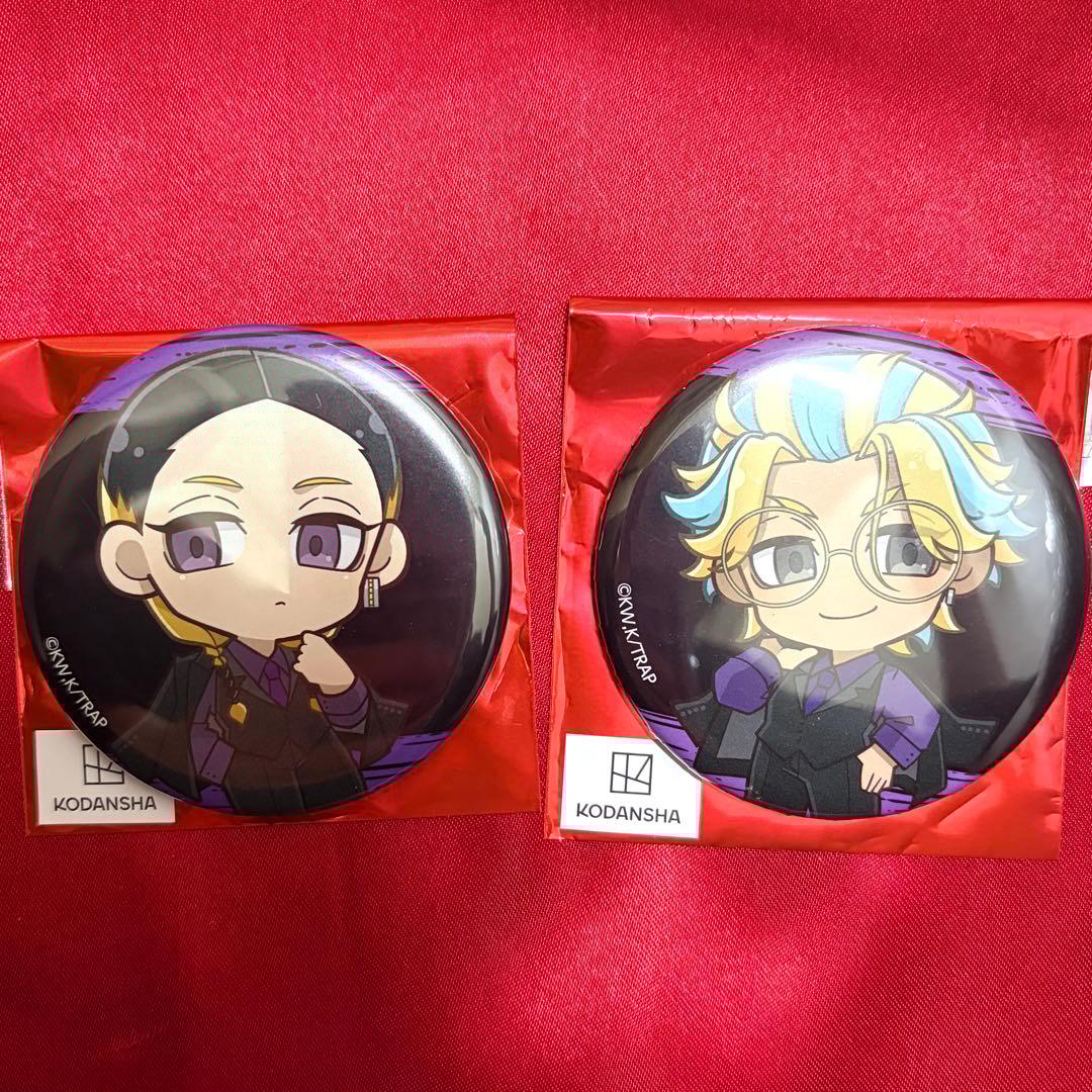 灰谷竜胆 ×1 ミニキャラ 缶バッジ ジャケットスタイル プリカフェ 東リ