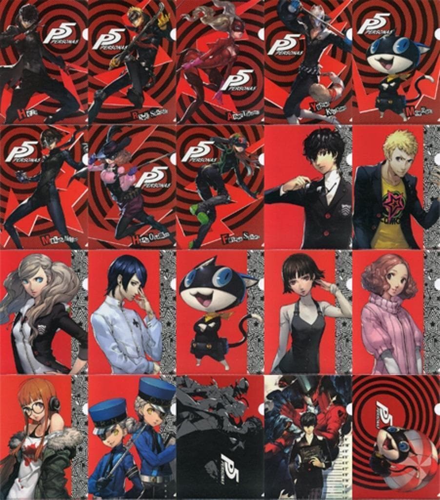 ペルソナ5 クリアファイルコレクション 全20種 コンプリートセット