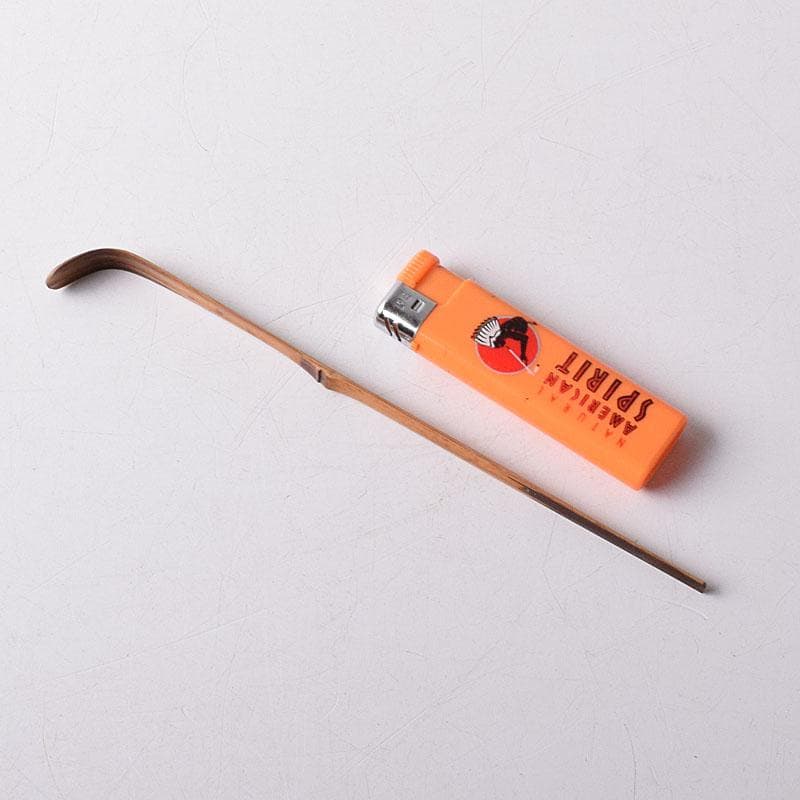 茶道具 影林宗篤作 茶杓 銘知足 前大徳 福本積應書付 共