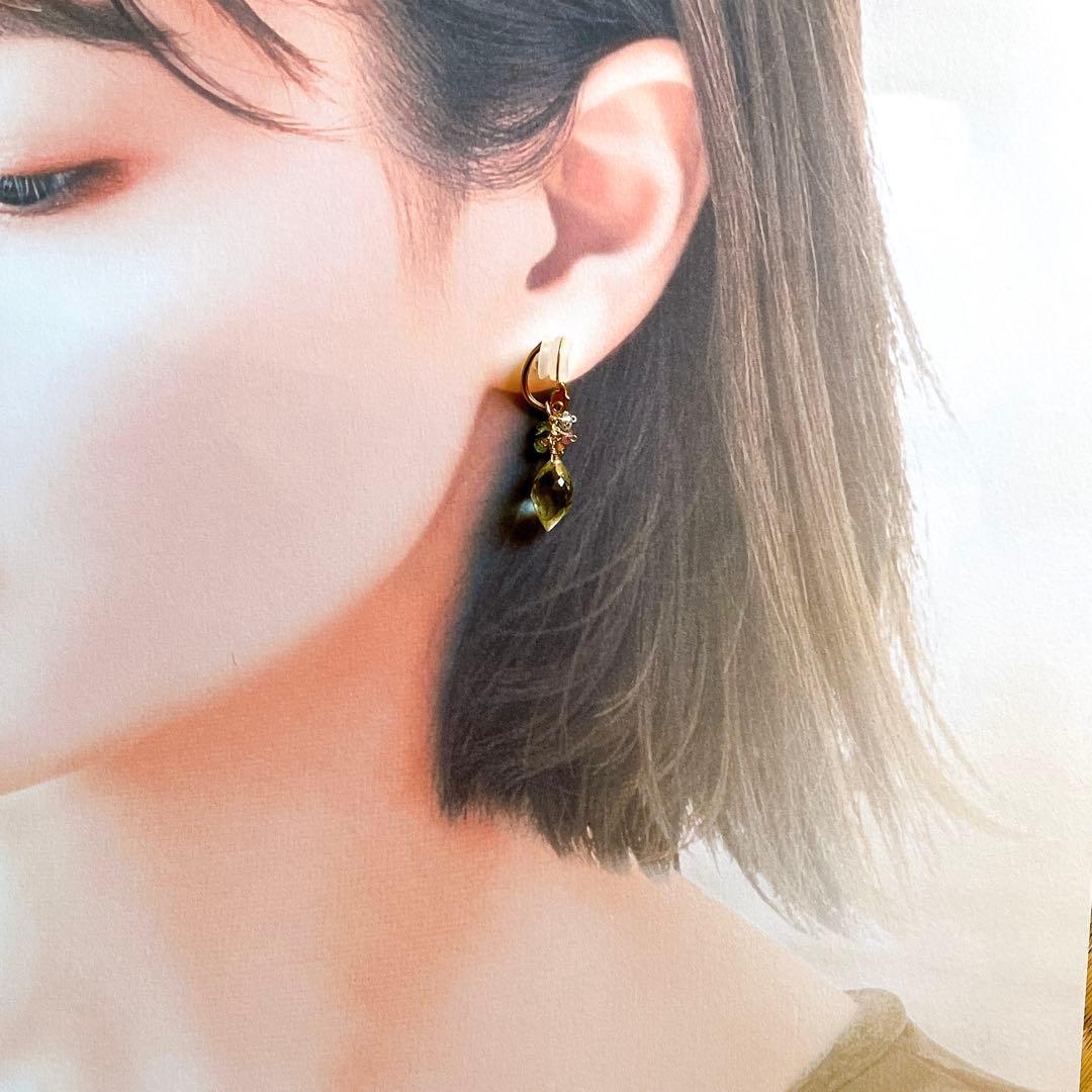 sammy様専用◇着せ替えイヤリング✧ロンドンブルートパーズ/レモン