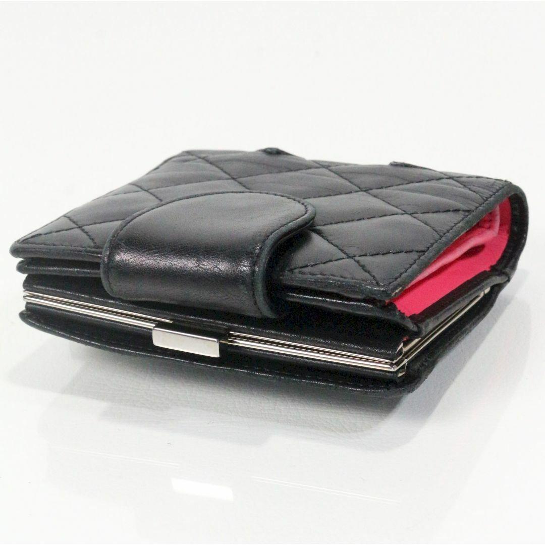 CHANEL シャネル カンボンライン 折り財布 長財布 黒 ココマーク