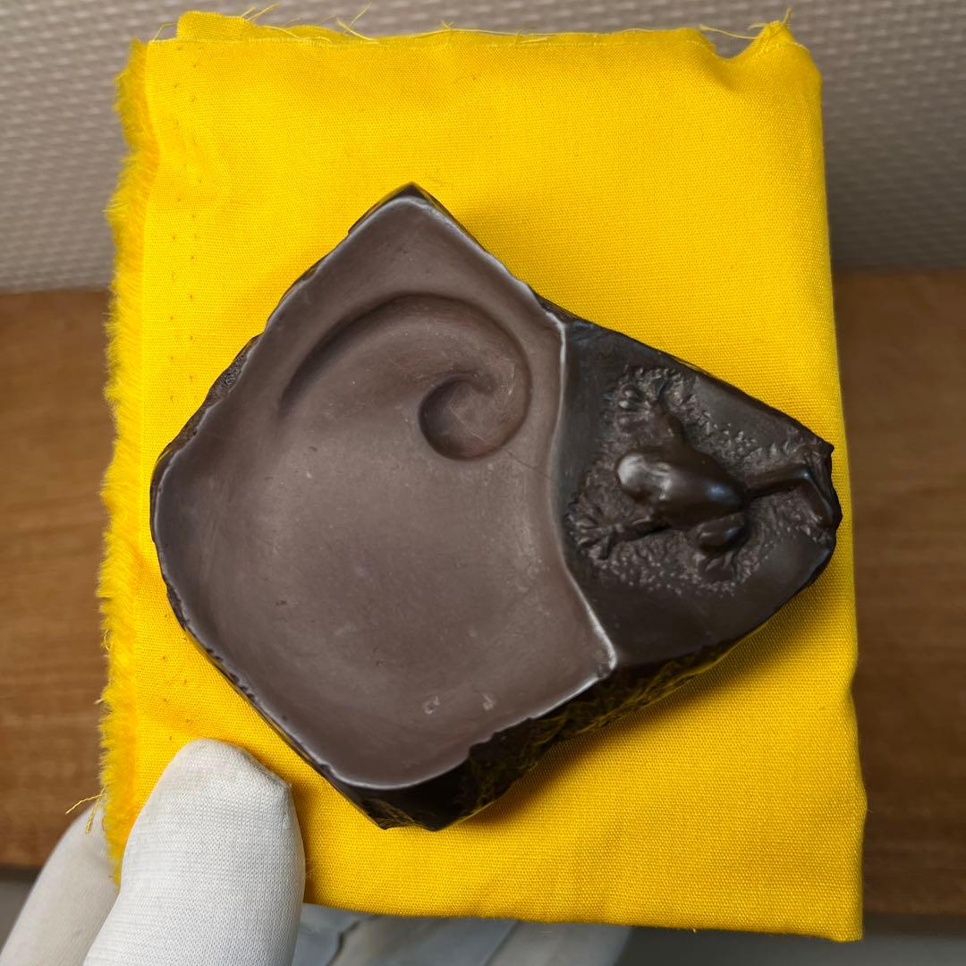 赤間硯 くすのき製硯 伝統工芸士 下井百合昭 昭竜山 特殊彫刻研