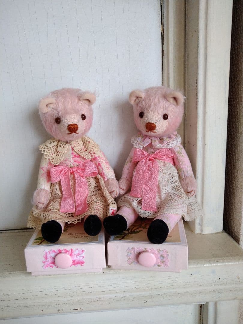 テディベア 作家 hirahira ぬいぐるみ ハンドメイド アンティーク