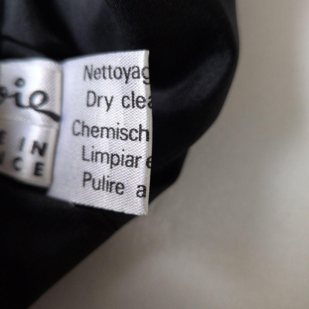 CHANEL 黒 プリーツスカート 40