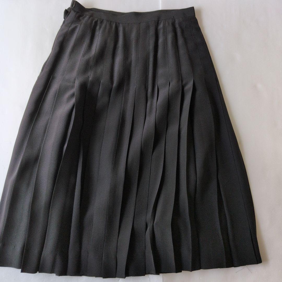 CHANEL 黒 プリーツスカート 40