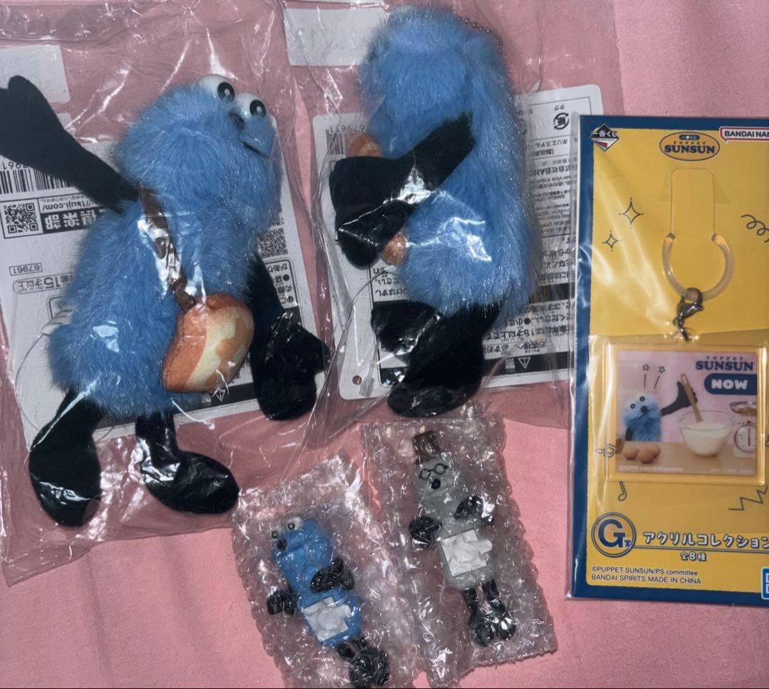 P*O様 パペットスンスン 一番くじ D賞 2種セット 他 パペットスンスン一番くじ】D賞マスコットは選べる全2種！食パン