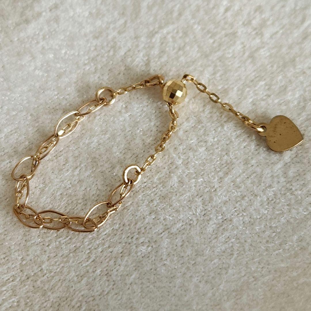 『ハニワ』2連♡～19号【ノワールドプーペ】K10 ダブルチェーンリング