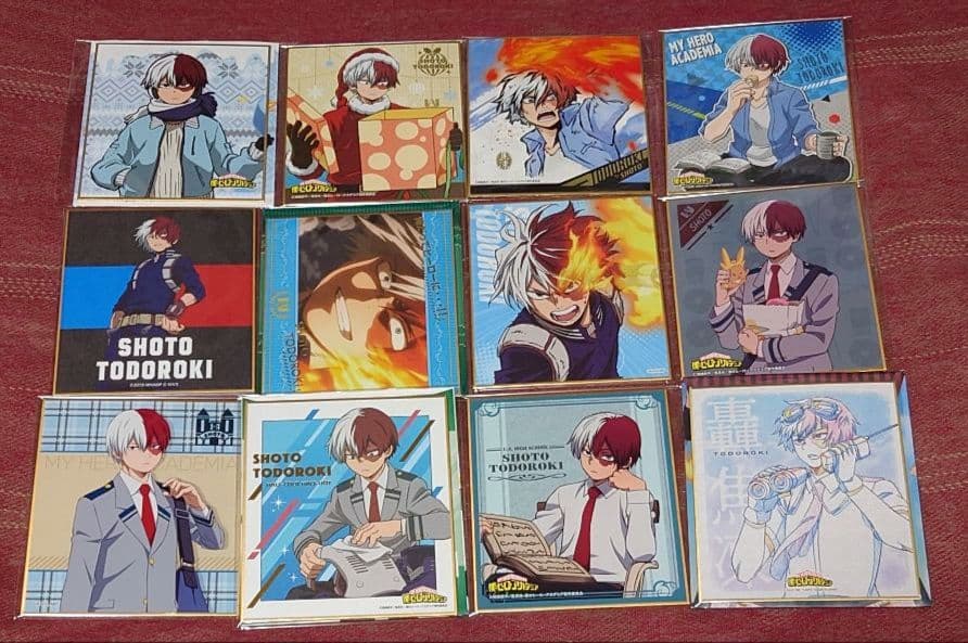 僕のヒーローアカデミア　轟焦凍　色紙　まとめ売り