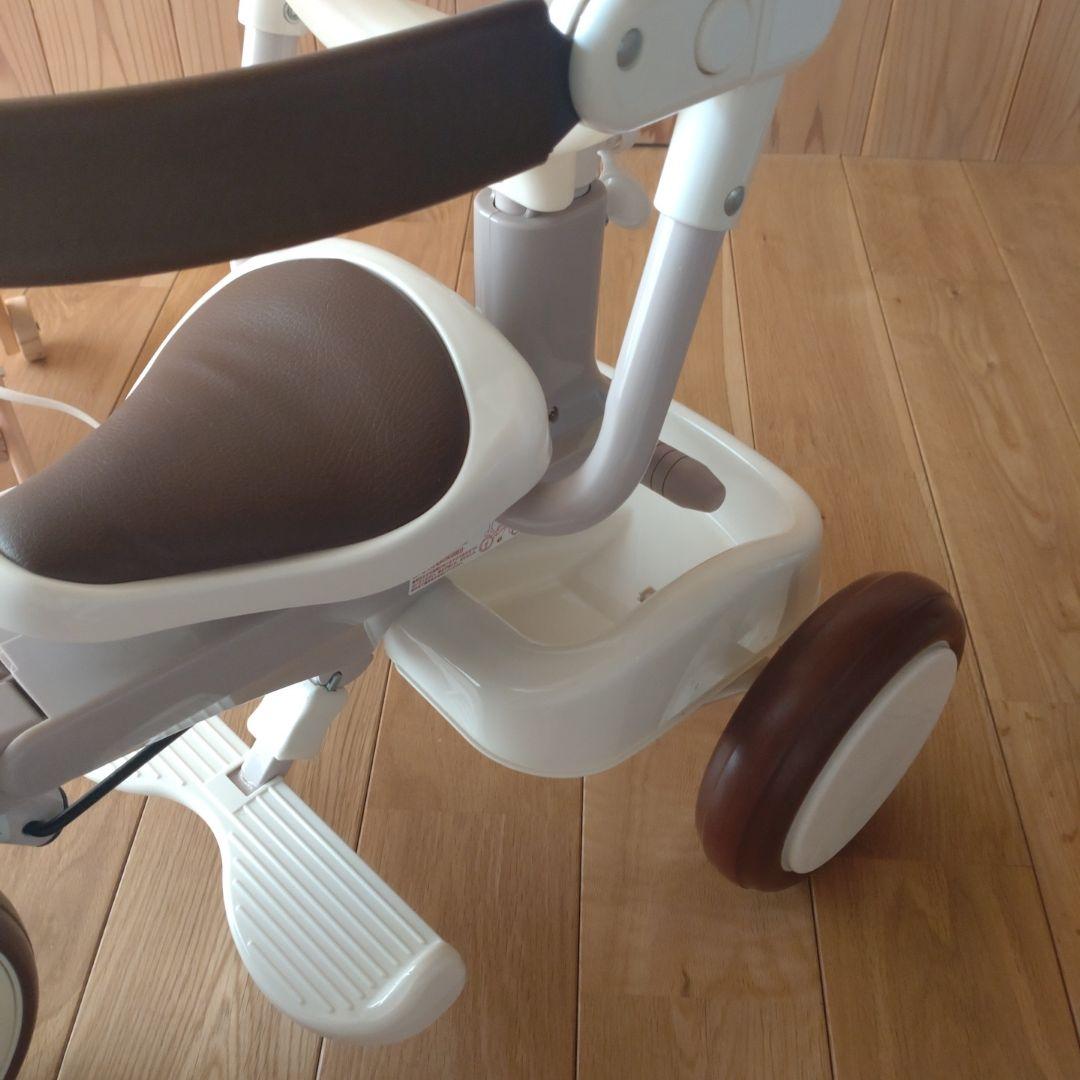 iimo 三輪車 ホワイト 木製 ドールバギー - メルカリ