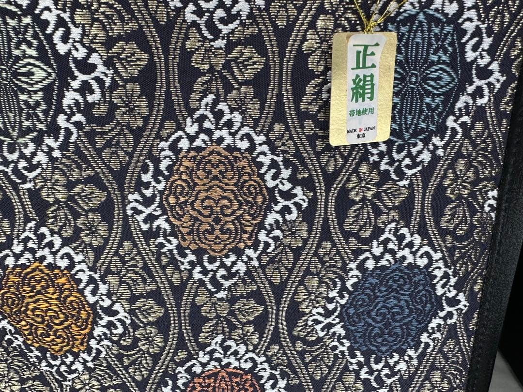 正絹帯地単品バック　A4