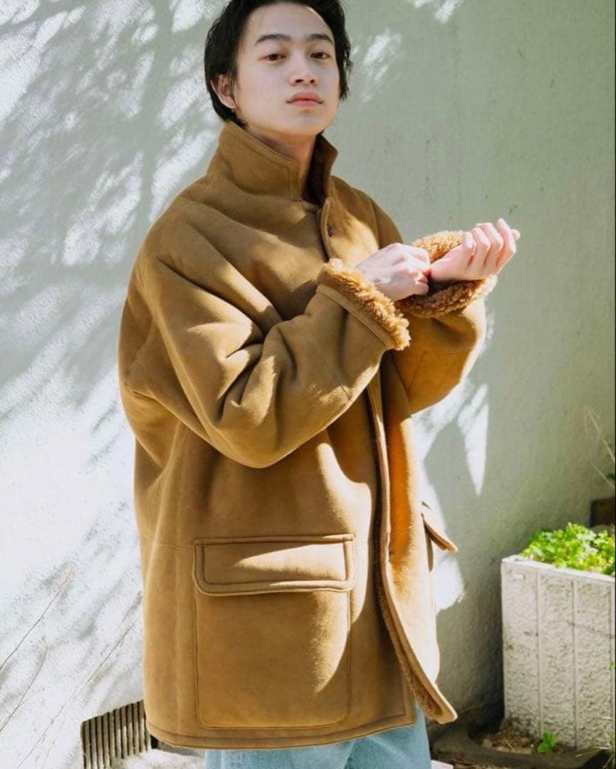 24aw size2 a.presse アプレッセ　ムートンコート