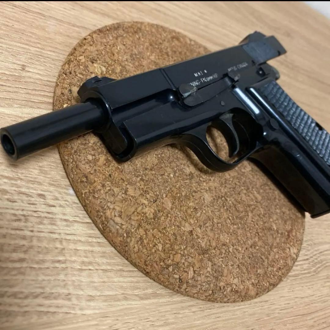 当時物 マルシンブローニング・ハイパワー MkⅠ ABS モデルガンカナディアン