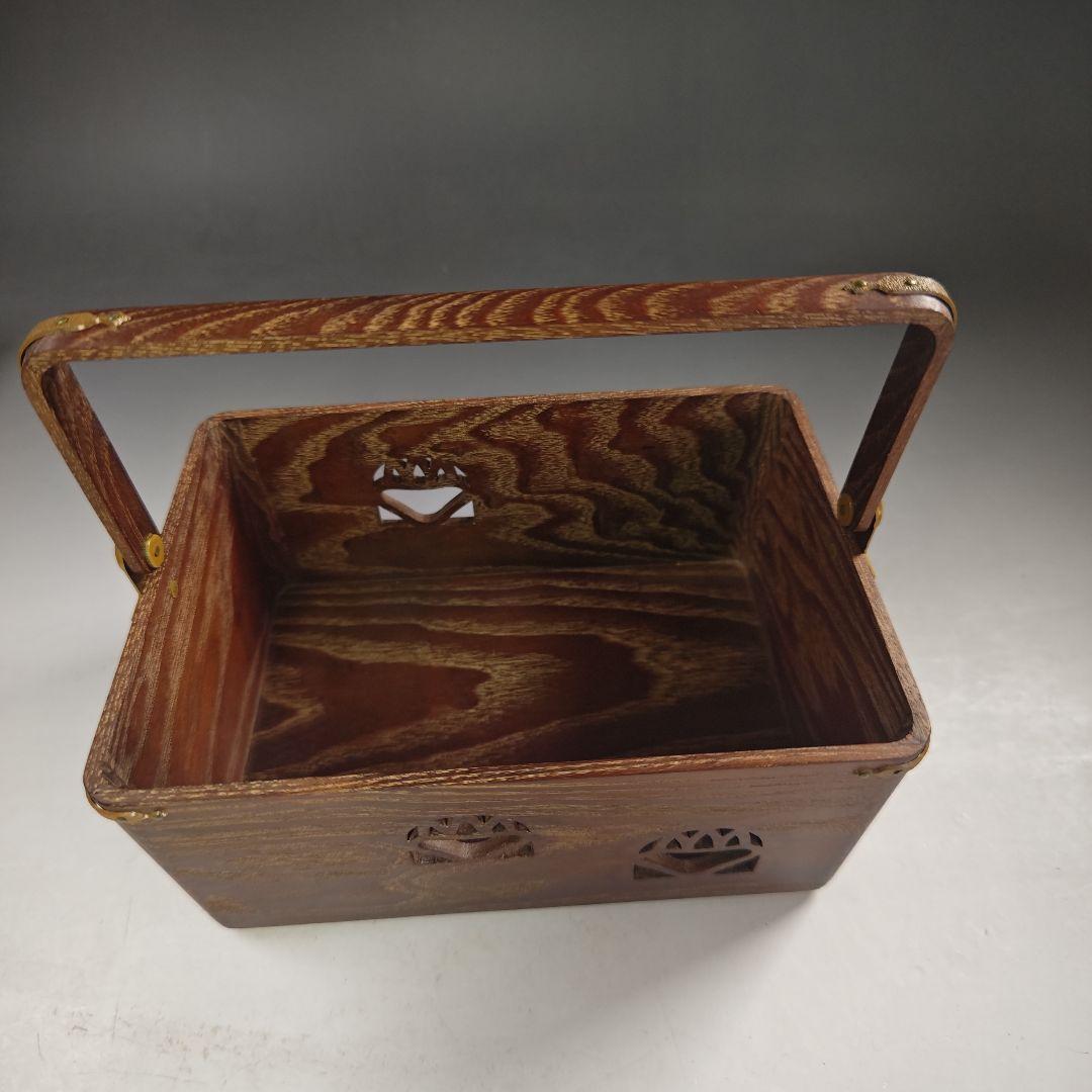 ウ256 莨盆『指物師 大崎雄斉』『鵬雲斎好 桐透 桑手付 煙草