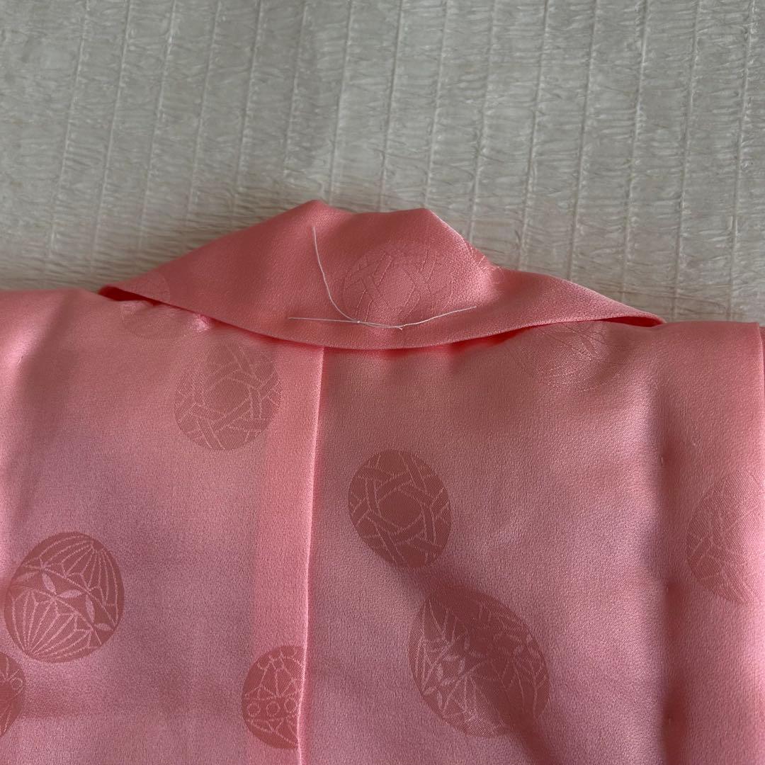 七五三 3歳 着物 被布 絹 三歳 赤 ピンク 753 巾着 女の子着物 子供