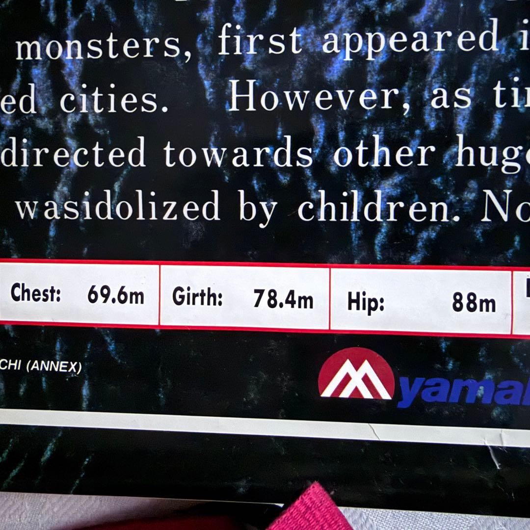 2245様感謝‼️貴重‼️'85 GODZILLAポスター非売品ゴジラスペック未使用