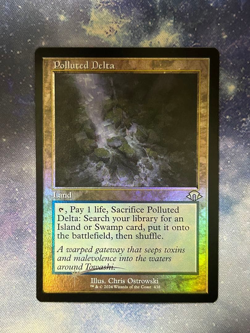 MTG 汚染された三角州 foil 旧枠 英語