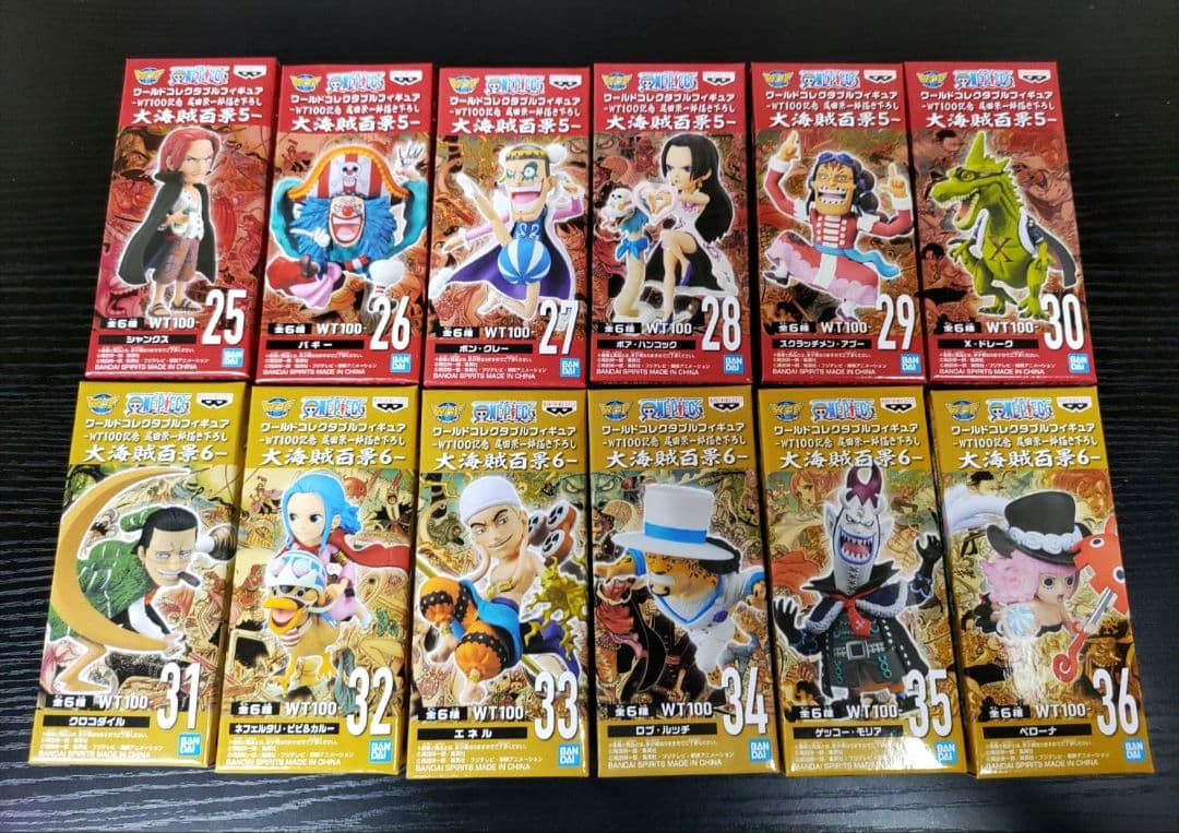 ワンピース　ワーコレ　大海賊百景１〜１０　全６０種コンプリート