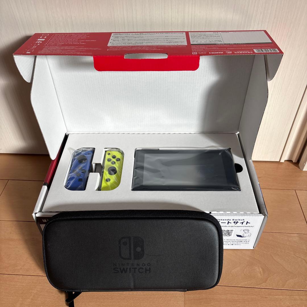 Nintendo Switch 本体 ネオン　青/黄 付属品付き