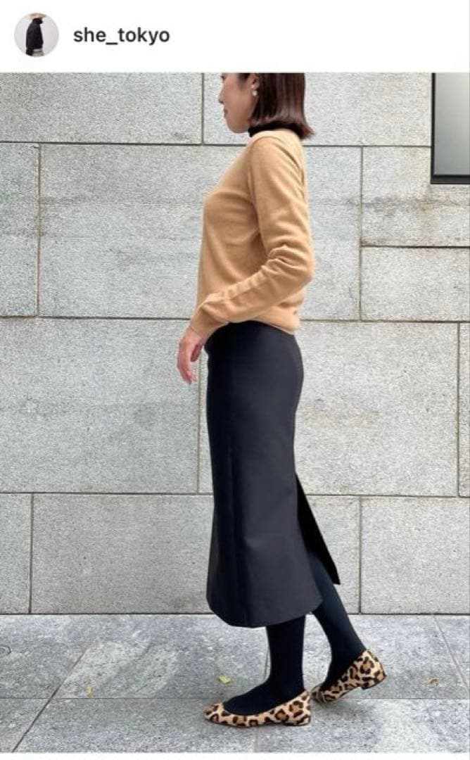 【新品】SHE tokyo タイトスカート　黒　36