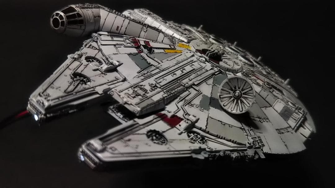 ミレニアムファルコン 電飾改修 完成品 1/350 管A4 帝国の逆襲 - メルカリ