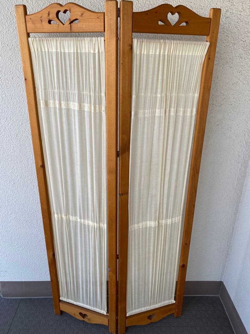 カントリー家具 2連パーテーション 間仕切り カントリー雑貨