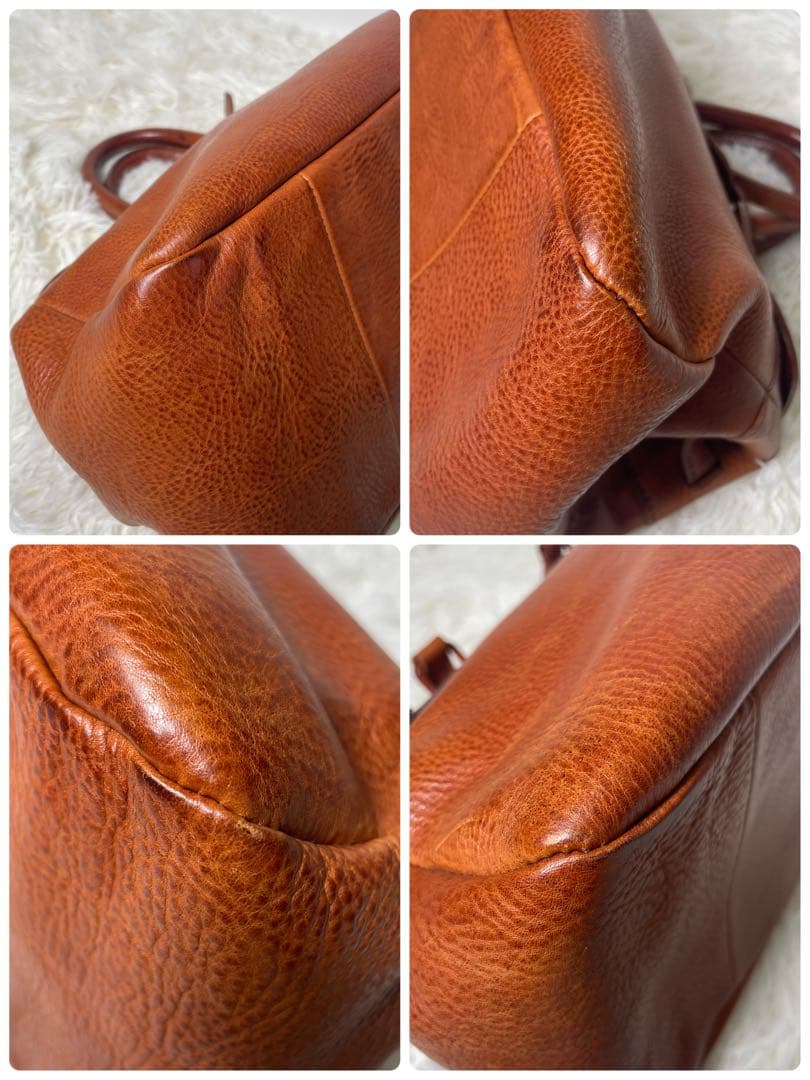 【美品】　幻の逸品　genten オールドゲンテン　トスカレザー　ハンドバッグ