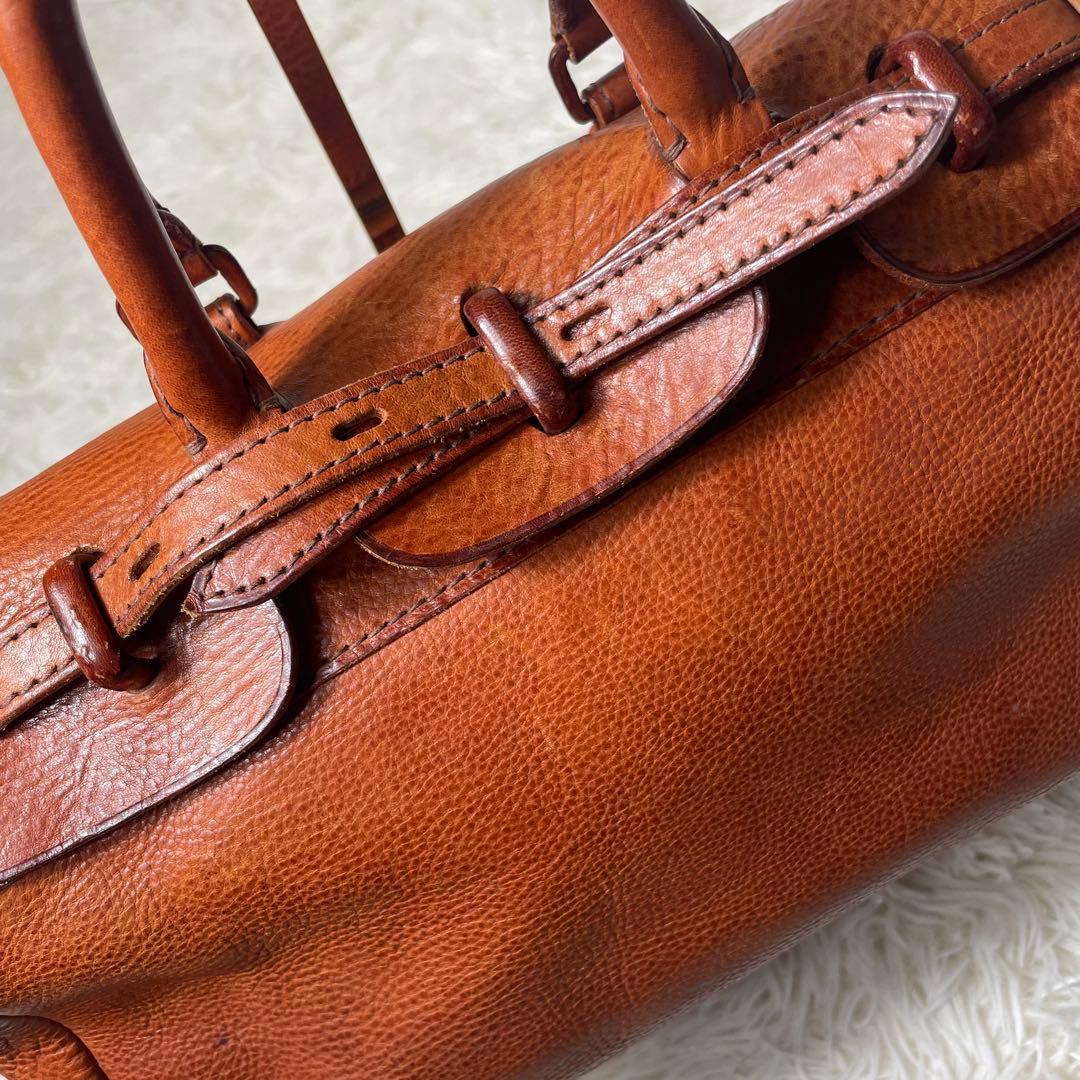 【美品】　幻の逸品　genten オールドゲンテン　トスカレザー　ハンドバッグ