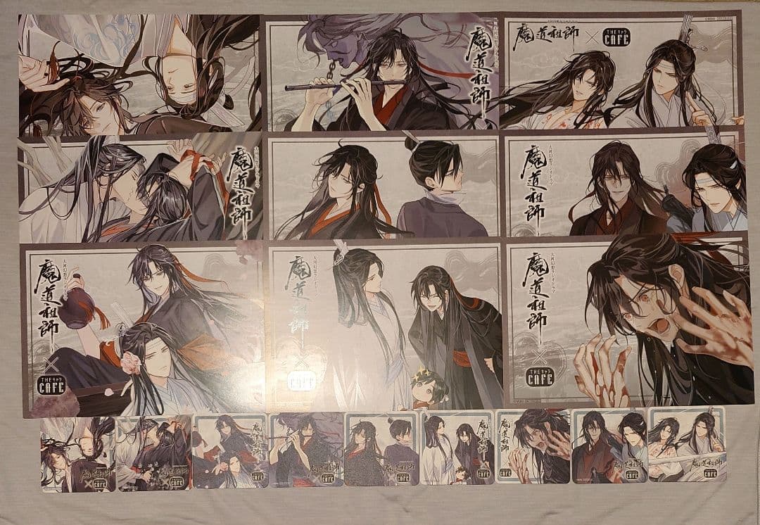 魔道祖師 Theキャラ カフェ 三期前編 ランチョン&コースター 全種