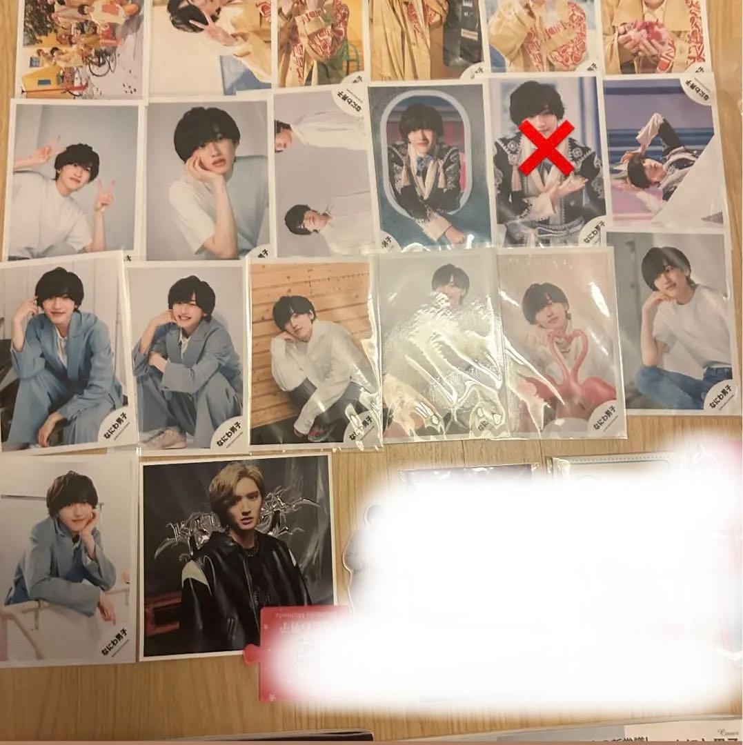 道枝駿佑　なにわ男子　まとめ売り　アクスタ　うちわ　公式写真　雑誌