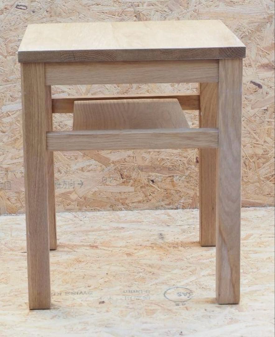 無垢材　スツール　オーク材　2個セット　無印良品？