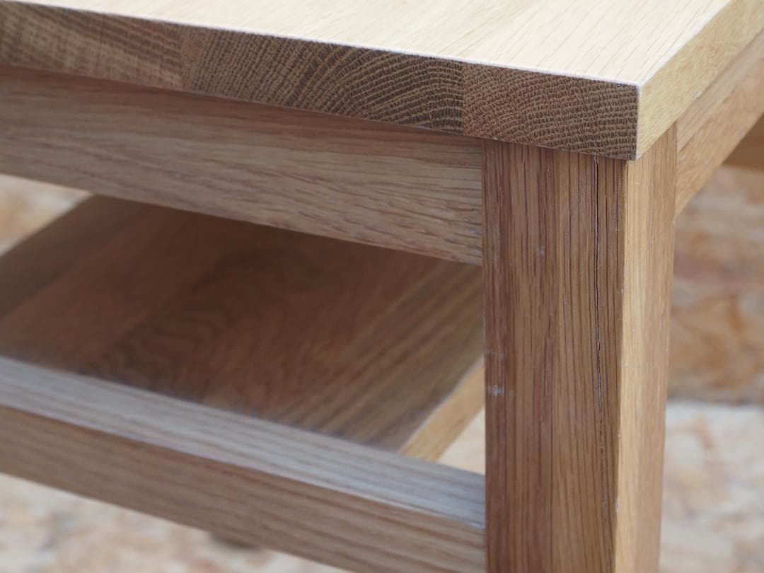 無垢材　スツール　オーク材　2個セット　無印良品？