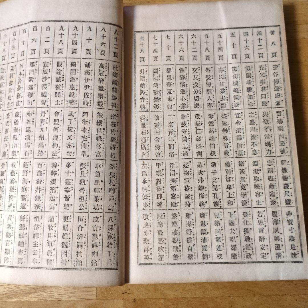 大正10年発行】三體千字文 中村春堂 書 東京 辰文