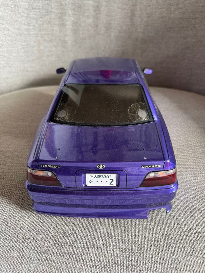 ドリフトラジコン　チェイサー　ウイングライト付き